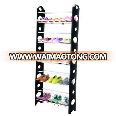 2014 hot selling new style black metal shoe rack