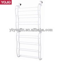 white color acrylic wall mounted shoe rack